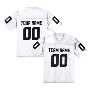 Custom Latest American Men Youth Football Wear Quick Dry Mesh Football Jersey American Rugby Team Design Logo