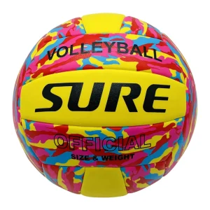 Custom Leather Outdoor Volleyball Indoor Official Size Game Ball White Beach Volleyball