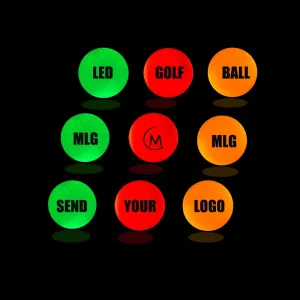 Custom Logo 3 Layer LED Golf Ball with Premium Durable Built in Battery for Night Sports