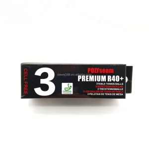 Custom Logo 3 Star Table Tennis Balls OEM Printed ABS Training Balls with ITTF Certificate