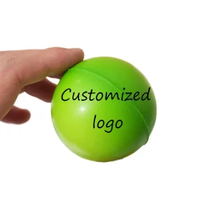 Custom Logo 60mm Sports Stress Ball Toy PU Foam & Silicone For Kids Football Basketball Tennis Baseball Party Promotional Gifts