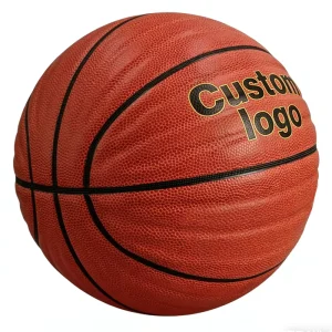 Custom Logo Basketball High Grip Soft Touch Basketball Durable PU Leather Basketball for School Club Sports Training