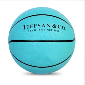 Custom Logo Blue Outdoor Basketball for Team Training
