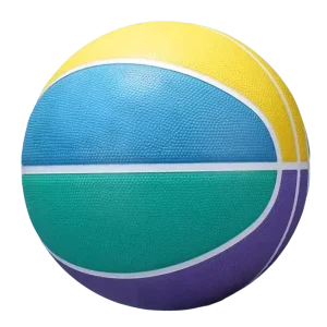 Custom Logo Chyros R003 Rubber Basketball for Kids Training Sizes 5 6 7 Durable Multicolor Toy Basketball