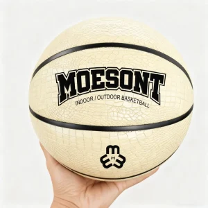 Custom Logo Crocodile Leather Basketball With Customized Design Unique Basket For Sports Enthusiast