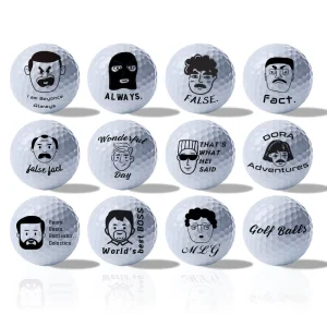 Custom Logo Design 2 3 4 Layers Urethane and Surlyn Golf Balls Tournament Durable Distance Golf Ball
