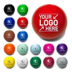 Custom Logo Durable Promotional Gifts Pressure Reduction Color Printing Round PU Foam Anti Squeeze Toys Stress Ball