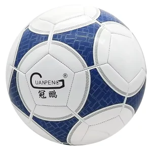 Custom Logo Durable Quality PVC Synthetic Leather Football Size 5 Promotional Soccer Ball