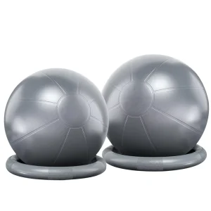 Custom Logo Fitness Yoga Ball for Active Vacations Durable with Bounce Quality Exercise and Massage Features