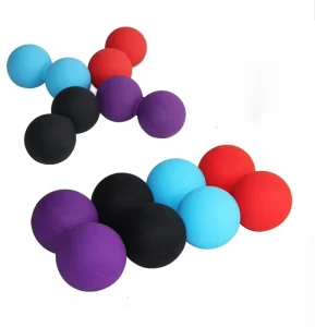 Custom Logo Food Grade Silicone Foam Therapy Massage Ball Nature Lacrosse Ball for Ice Hockey & Field Hockey