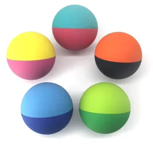 Custom Logo Handball Racquetball 55 60mm High Bounce Rubber Ball for Training Competition Durable Bouncy Ball Outdoor Play