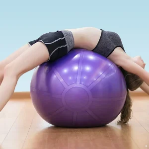 Custom Logo High Density Sports Equipment Printing Massage Exercise Fitness Gym Anti Burst PVC Yoga Ball