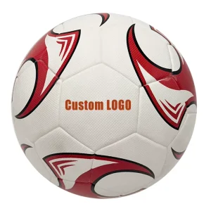 Custom Logo High Quality Size 5 Soccer Ball PU Leather Rubber Team Sports Thermal Bonded Match Football