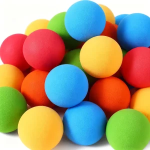 Custom Logo Hollow Handball Racquetball Double Color Rubber High Bounce Balls Rubber Bouncy Ball Squash Ball