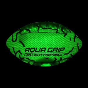 Custom Logo LED Light Up Glow in the Dark American Football Size 3 Printed Rubber Ball