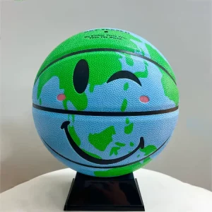 Custom Logo Leather Basketball with Customized Design Unique Basket for Sports Enthusiast