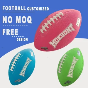 Custom Logo Leather Pu Football Professional Size 9 American Football Ball