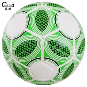 Custom Logo Machine Stitched PU Leather Soccer Ball Official Size 5 Football Ball for Training Match Sport Balls