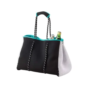Custom Logo Multi-Purpose Perforated Waterproof Portable Large Capacity Neoprene Women’s Bag Summer Beach Gym
