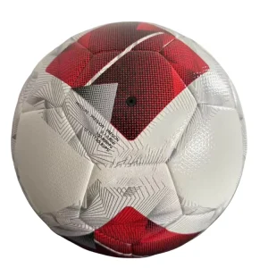 Custom Logo Official Size 5 PU American Football Soccer Ball with Thermal Bonded Stitching for All Condition Match Training