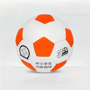 Custom Logo PU Leather Size 5 Machine Stitched Soccer Ball Outdoor Training