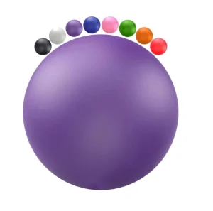 Custom Logo PVC Pilates Ball 25cm Small Exercise Ball Anti Burst Mini Yoga Ball Barre Core Stability Lightweight Yoga Pilates