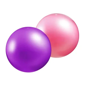 Custom Logo PVC Yoga Balls for Fitness 20cm 25cm Mini Inflate Pilates Ball 9 Inch Balance Yoga Ball