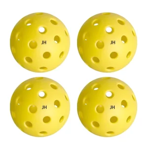 Custom Logo Pickleball Balls 40 Hole Hollow Seamless Outdoor Sports Practice Balls