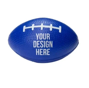 Custom Logo Polyester Soft Striped Rugby Ball American Football Novelty Phone Grip Stress Reliever Feature for Welcome Gifts