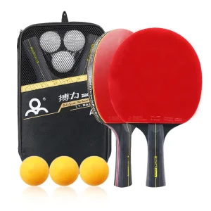 Custom Logo Premium Table Tennis Racket Long Handle for Professional Competition Players