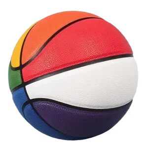 Custom Logo Printed PU Leather Indoor Basketball 5/6/7 Flexible Durable Nylon Wound Rubber Bladder Bulk Training Camp Use