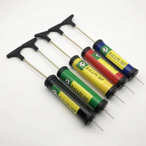 Custom Logo Printing Plastic Hand Ball Pump with Metal Needle Inside