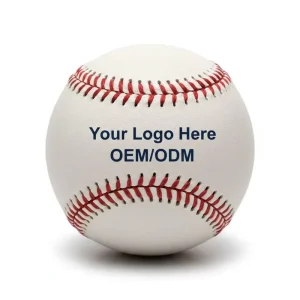 Custom Logo Professional Baseball Softball Balls Full Grain PU PVC Leather Flat Seam Weighted Training Balls