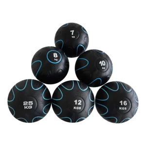 Custom Logo Professional Non-slip Rubber Medicine Ball Set Commercial Grade for Core Strength Rebounding Workout