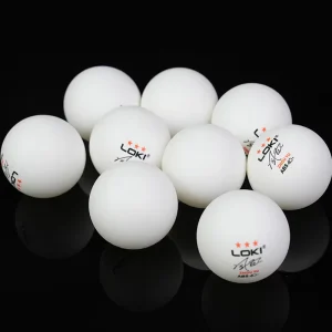 Custom Logo Professional Ping Pong Ball 40+mm New ABS 3 Star Table Tennis Balls With Zhou Yu’s Signature