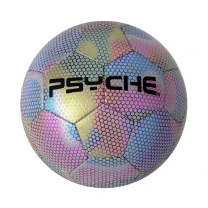 Custom Logo Reflective PU Size 5 Soccer Ball Machine Stitched for Training Official Size 5