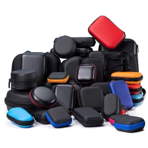Custom Logo Rigid EVA Storage Gun Case Pouch Hard EVA Travel Carrying Case With Zipper Closure