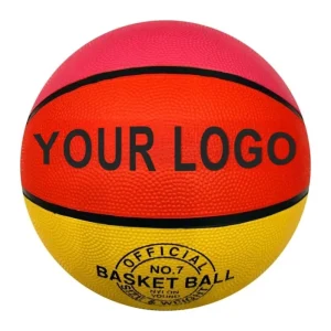 Custom Logo Rubber Basketball Ball for Sale