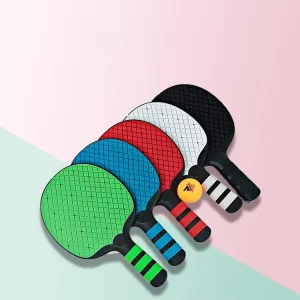 Custom Logo Rubber Ping Pong Paddle Practice Anti Drop High Elasticity Paddle Rubber Ping Pong Paddle