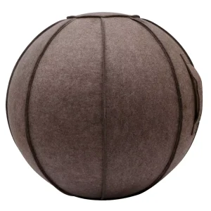 Custom Logo Sitting Ball Chair for Office and Home Use Pilates Exercise Yoga Ball with Protective Cover for Balance Stability
