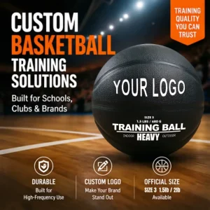 Custom Logo Size 3 1.5lb 680g 2lb 900g Heavy Weighted Customizable Basketball Ball for Club Training