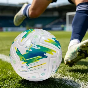 Custom Logo Size 5 Eco Friendly Durable Soccer Ball 0.4-0.45kg PU Material