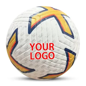 Custom Logo Size 5 PU Soccer Ball Machine Stitched Thermal Bonded Team Sports Official for Brand Promotion Gift