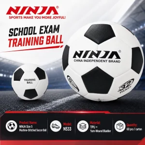 Custom Logo Size 5 Soccer Ball PU PVC TPU Machine Stitched Training Football