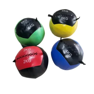 Custom Logo Soft Soft Wall Ball Fitness Weight Lifting Body Training PVC 3-15kg High Quality Gym Medicine Ball