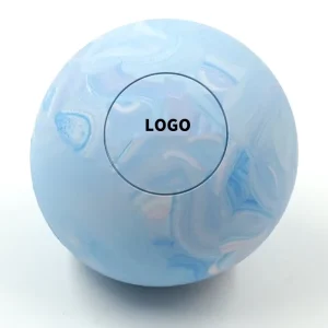 Custom Logo Solid Marble Yoga Self Massage Ball Physical Chiropractic Fitness Therapy Body Exercise Rubber for Abdominal Muscle