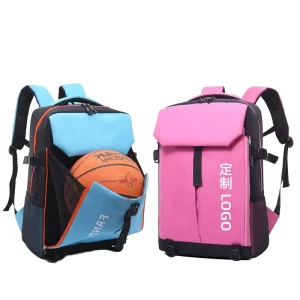 Custom Logo Sports Fitness Badminton OXFORD Waterproof Geometric Schoolbag Shoes Equipment Basketball Training 20-37 Litre