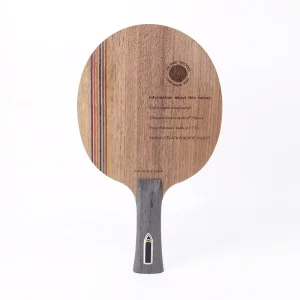 Custom Logo Table Tennis Blade Walnut Wood Racket Bat Paddle Ayous Bottom Pure Wood OEM Professional Ping Pong Blade