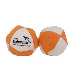 Custom Logo Toss Ball Artificial Suede Kick Ball Footbag for Outdoor Games and Promotion Toys Beans Stuffed Ball