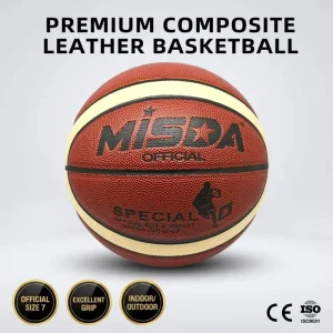 Custom Logo and Color 12 Panel Official Size 7 Basketball for Indoor & Outdoor Street Training Bulk Supply